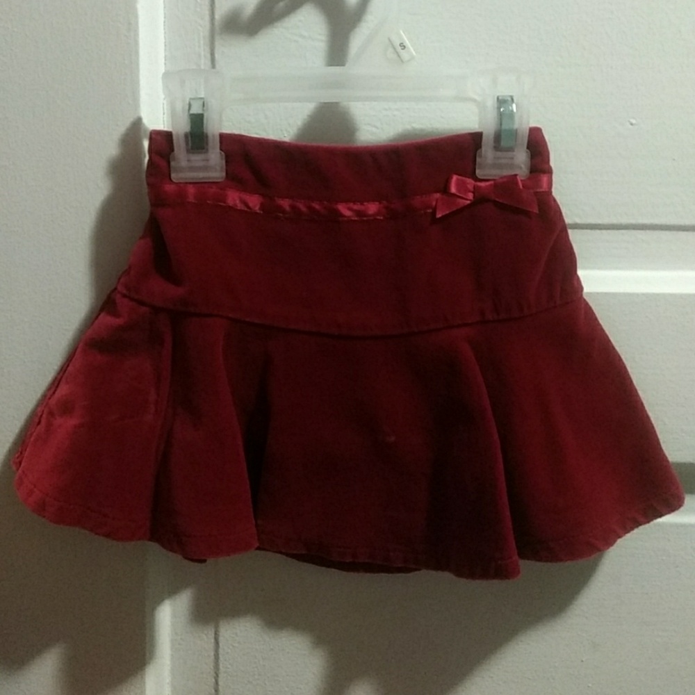 Red Christmas/ holiday skirt